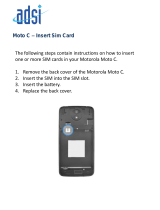 Motorola MOTO C Installation guide