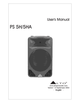 Alto PS 5H User manual