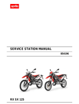 APRILIA SX 125 Service Station Manual