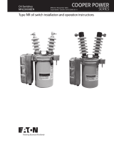 Eaton COOPER POWER SERIES Installation And Operation Instructions Manual