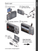 Kodak EasyShare M583 Quick start guide