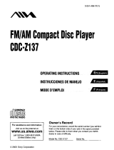 Aiwa CDC-Z137 Operating Instructions Manual