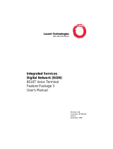 Lucent Technologies Definity 8510T User manual