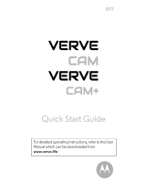 Motorola VERVE CAM+ User manual