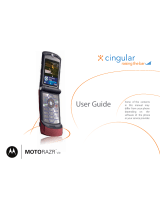 Motorola MOTORAZR V3R - CINGULAR User manual