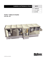 McQuay Skyline OAC 030 Installation and Maintenance Manual