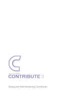 MACROMEDIA CONTRIBUTE 3 - DEPLOYING AND PUBLISHING SERVER Use Manual