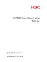 H3C s5800 series Quick start guide