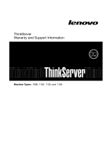 Lenovo ThinkServer 1106 Warranty And Support Information