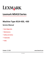 Lexmark MS410 series User manual