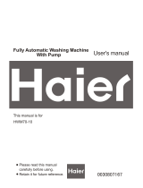 Haier HWM70-10 User manual