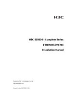 H3C S5500-52C-SI 48 Installation guide