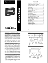Motorola ADVISOR Gold FLX User manual