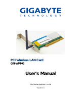Gigabyte GN-WPMG User manual