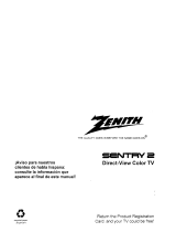 Zenith SM2571BT Operating Manual & Warranty