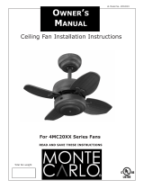 Monte Carlo Fan Company 5CO52 Series Owner's manual