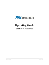 VIA Technologies EPIA-P710 Operating instructions