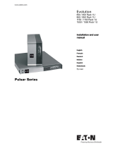 MGE UPS Systems Evolution 1550 Rack 1U User manual