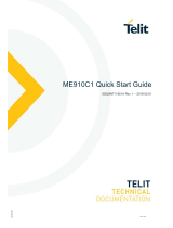 Telit Wireless Solutions ME910C1 Series Quick start guide