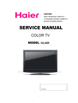 Haier HL42R - 42" LCD TV User manual
