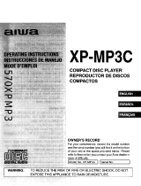 Aiwa XP-MP3C Operating Informations