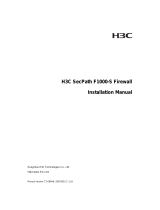 H3C H3C SECPATH F1000-S Installation guide