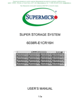 Supermicro 6028R-E1CR12L User manual