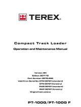 Terex PT100G Forestry Operation and Maintenance Manual