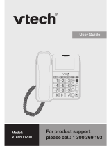 VTech T1200 User manual