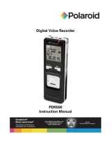 Polaroid PDR500 User manual