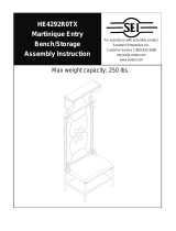 SEI Martinique HE4292R0TX Assembly Instructions Manual
