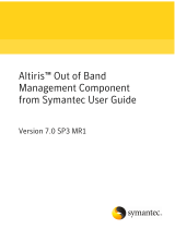 Symantec ALTIRIS OUT OF BAND MANAGEMENT COMPONENT 7.0 SP3 MR1 User manual