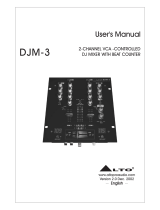Alto DJM-3 User manual
