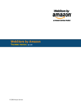 Amazon WebStore Training manual