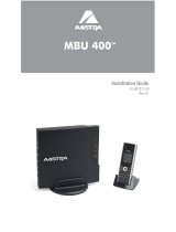Aastra MBU 400 User manual