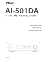 TEAC AI-501DA Owner's manual