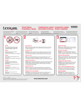 Lexmark 5495 - X Color Inkjet Quick Setup Manual