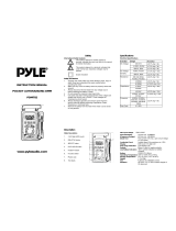Pyle PDMT02 User manual