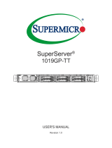 Supermicro SuperServer 1019GP-TT User manual