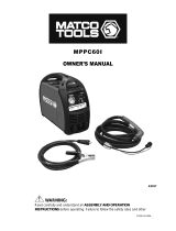 Matco Tools MPPC40DVI Owner's manual
