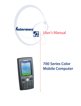 Intermec 700 Series Color User manual