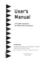 VIA Technologies KT600 User manual