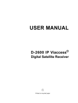 EchoStar AD-3600 IP Viaccess User manual
