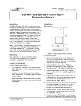Johnson Controls SEN-600-1 Installation guide