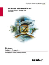 McAfee IIP-S14C-NA-100I - IntruShield 1400 Sensor Appliance User manual