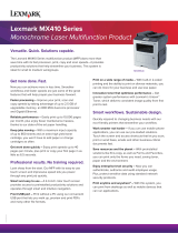 Lexmark MX410DE Quick Manual