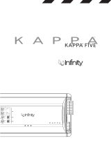 Infinity Kappa Series KAPPA FIVE User manual