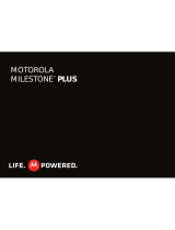 Motorola MILESTONE PLUS User manual
