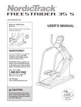 FreeMotion FREESTRIDER 35 S User manual