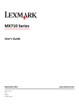 Lexmark MX711 Series User manual